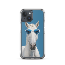 Cool Blue Horse iPhone Case