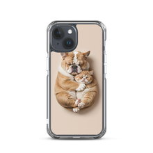 Cute Baby Cat and Dog Sleep iPhone Case