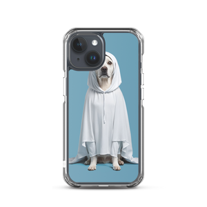 Dog in Ghost Costume iPhone Case