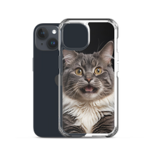 Shocked Cat Face iPhone Case