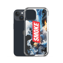 Blue Smoke Fire iPhone Case