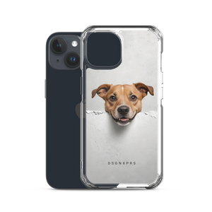 Smile Dog Peep iPhone Case