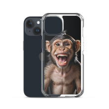 Happy Monkey Black iPhone Case