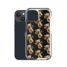 Happy Teddy Bear Pattern iPhone Case