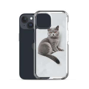 Relaxing British Shorthair Cat iPhone Case