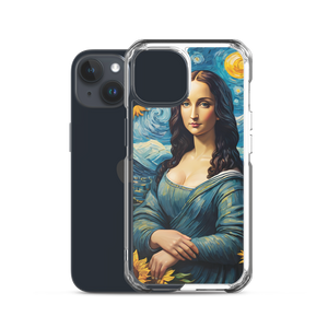 Monalisa Painting in Van Gogh Style iPhone Case