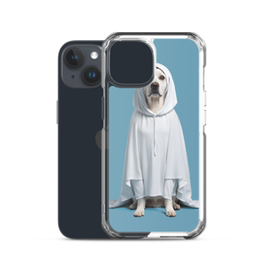 Dog in Ghost Costume iPhone Case