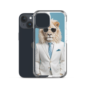 Funky White Lion iPhone Case