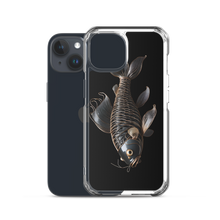 Minimalism Copperplate Art Fish iPhone Case