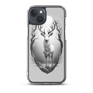 The Grayscale Deer iPhone Case