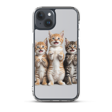 Funny Tripple Cats iPhone Case