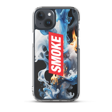 Blue Smoke Fire iPhone Case