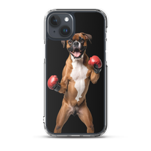 Boxer Boxing Black iPhone Case