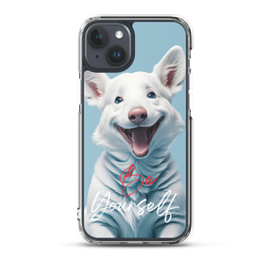 Cute Dog Be Yourself iPhone Case