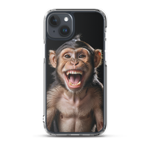 Happy Monkey Black iPhone Case