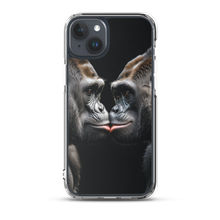 Gorilla Kissing iPhone Case