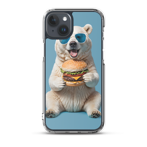 Polar Bear and Burger iPhone Case