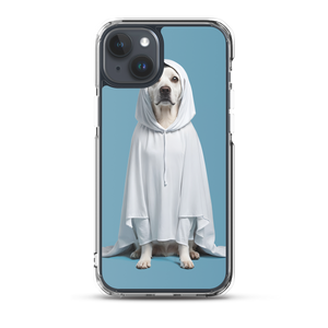 Dog in Ghost Costume iPhone Case