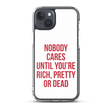 Nobody Cares (Funny) iPhone Case