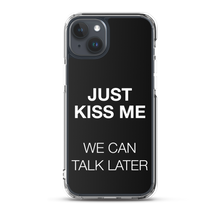 Just Kiss Me (Funny) iPhone Case