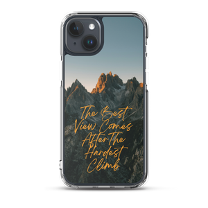 The Best View Comes iPhone Case