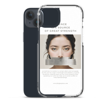 Silence Lao Tzu iPhone Case