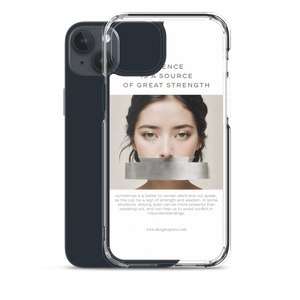 Silence Lao Tzu iPhone Case