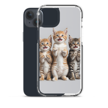 Funny Tripple Cats iPhone Case