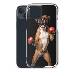 Boxer Boxing Black iPhone Case