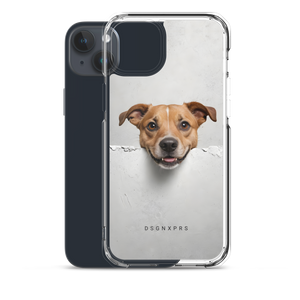 Smile Dog Peep iPhone Case