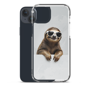 Cool Smiling Sloth iPhone Case