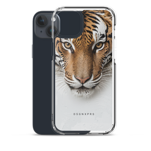 Silent Tiger Head iPhone Case