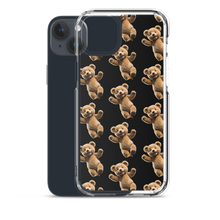 Happy Teddy Bear Pattern iPhone Case