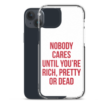 Nobody Cares (Funny) iPhone Case