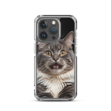 Shocked Cat Face iPhone Case