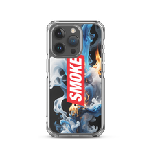 Blue Smoke Fire iPhone Case