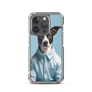 Sad Dog Blue iPhone Case