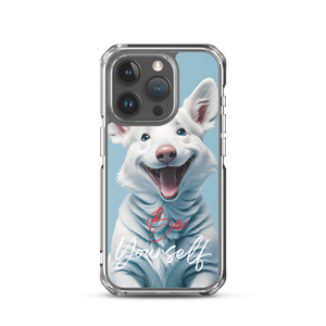 Cute Dog Be Yourself iPhone Case