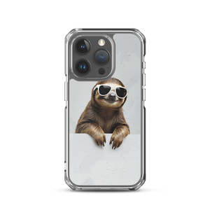 Cool Smiling Sloth iPhone Case