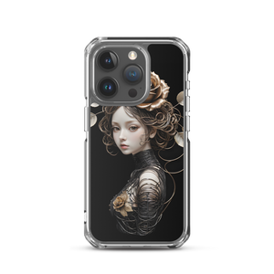 Lady Rose Copper Wire Art iPhone Case