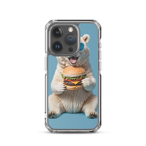 Polar Bear and Burger iPhone Case