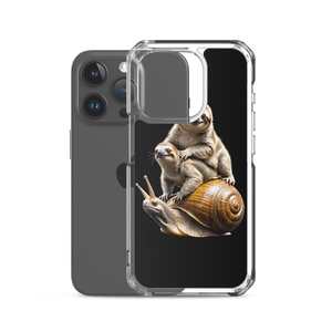 Sloth Riding A Snail iPhone Case