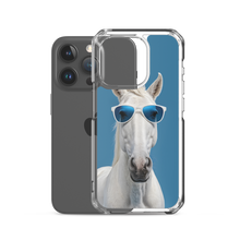 Cool Blue Horse iPhone Case