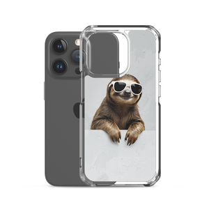 Cool Smiling Sloth iPhone Case