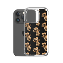 Happy Teddy Bear Pattern iPhone Case