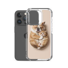 Cute Baby Cat and Dog Sleep iPhone Case