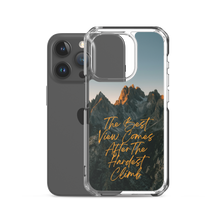 The Best View Comes iPhone Case