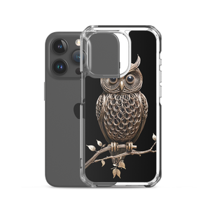 Owl Copper Art iPhone Case