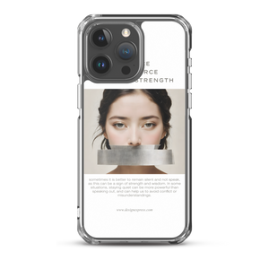 Silence Lao Tzu iPhone Case