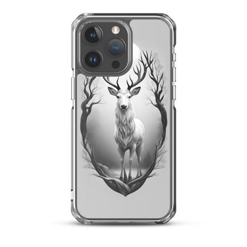 The Grayscale Deer iPhone Case